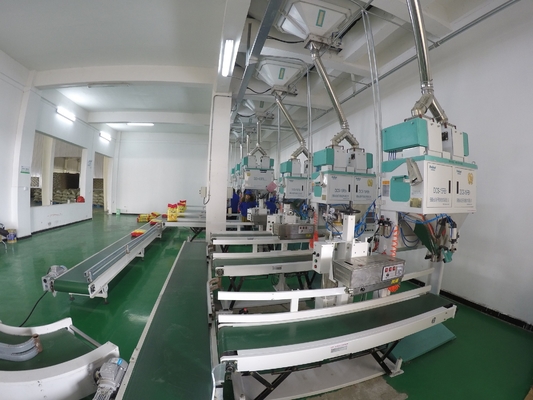 1.3KW ημι αυτόματος μηχανών συσκευασίας σπόρων ηλίανθων 60HZ 300kg ζυγίζει το υλικό πληρώσεως